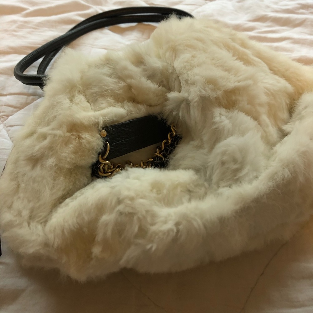 Genuine Rabbit Fur Bag - Picture 2 of 6